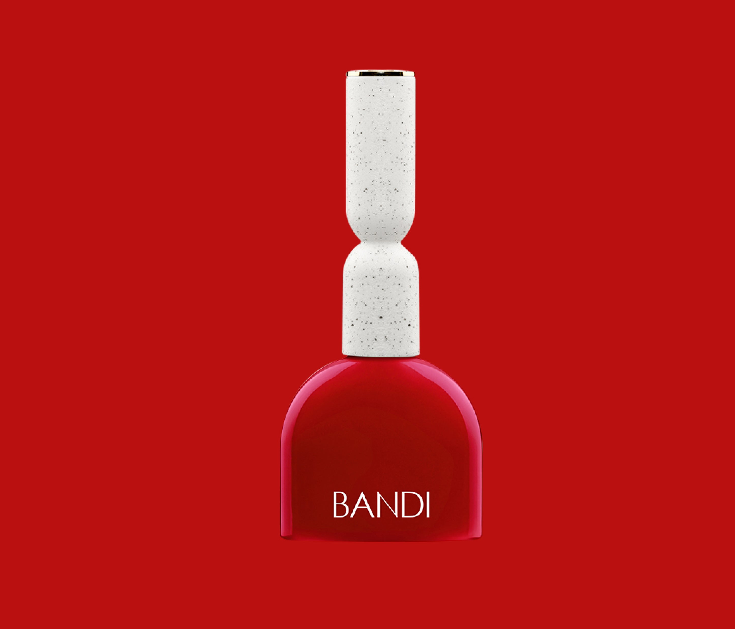 BANDI GEL LA ROUGE BSH 518 SCARLET RED translucent color