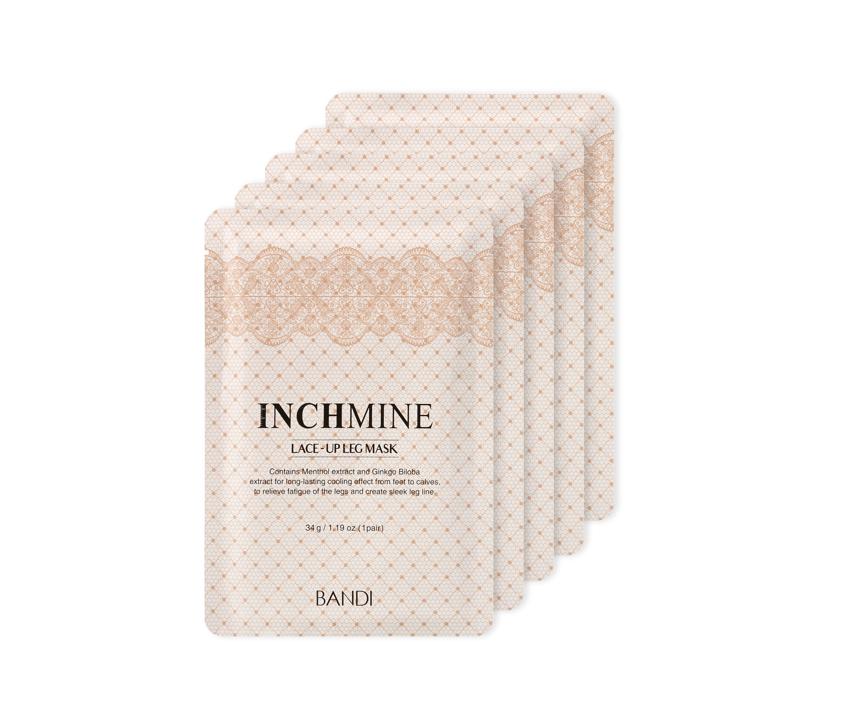 INCHMINE LACE-UP MASK FOR LEGS (5PAIRS)