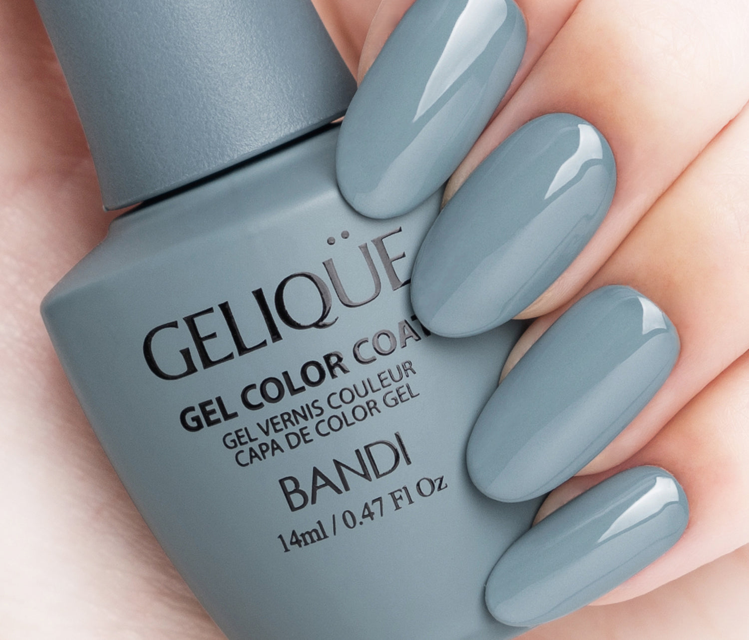 GELIQUE GEL NO. GF 446 CASHMERE BLUE