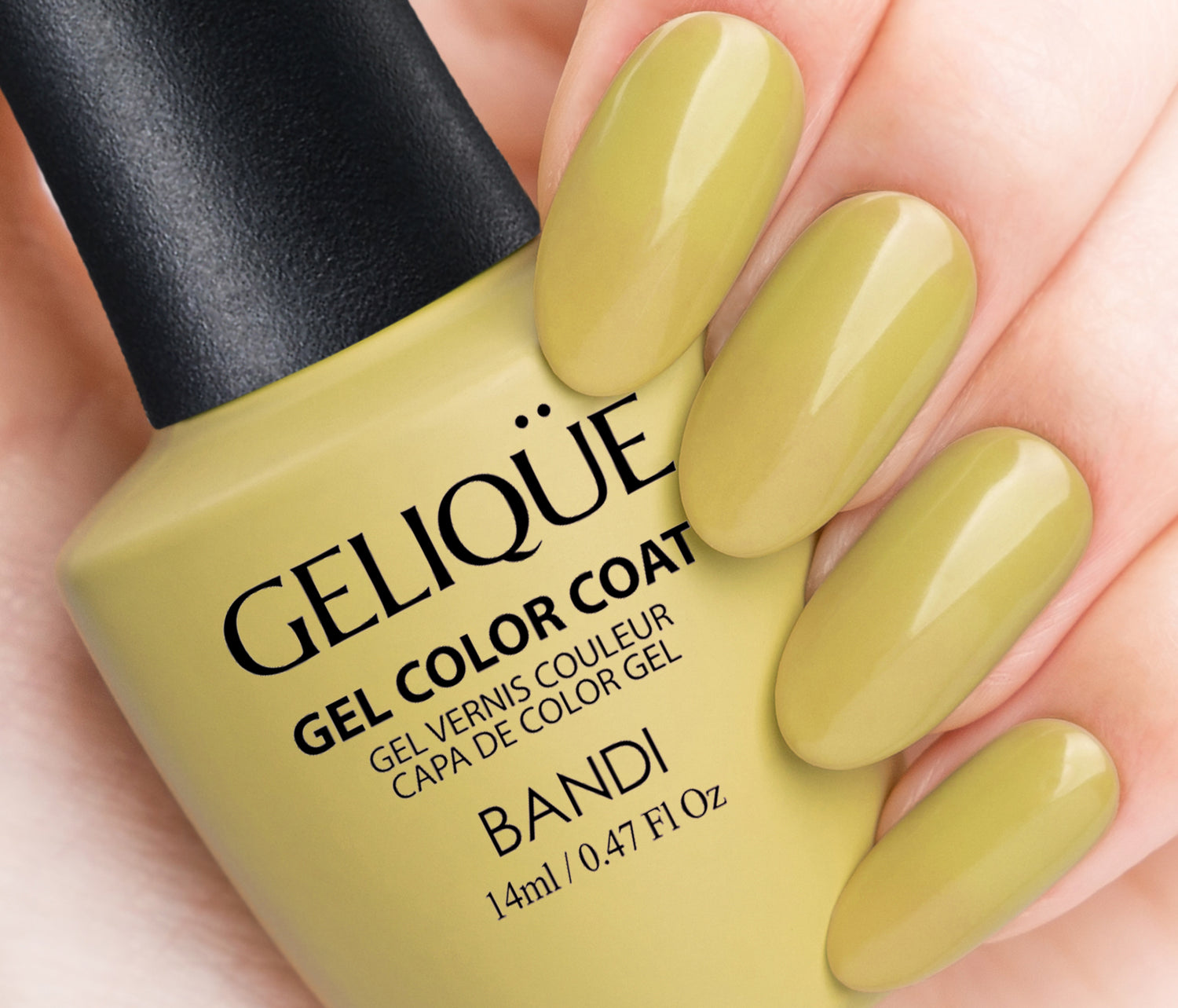 GELIQUE GEL NO. GF 615 LEMON CHIFFON