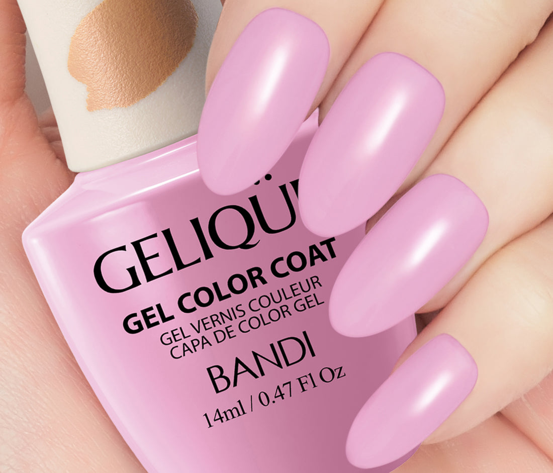 GELIQUE GEL NO. GF 169 NAIL RING PINK