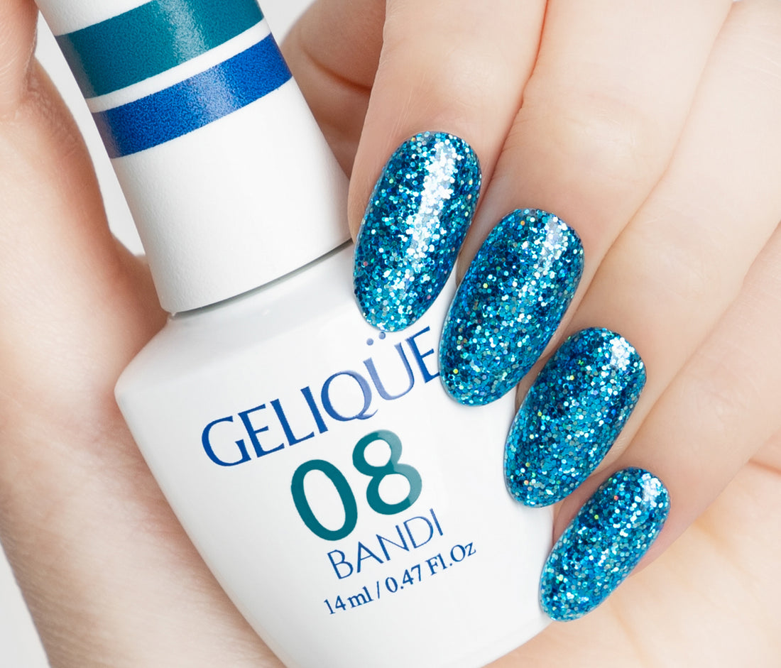 GELIQUE GEL NO. GP 450 SPARKLING AQUA