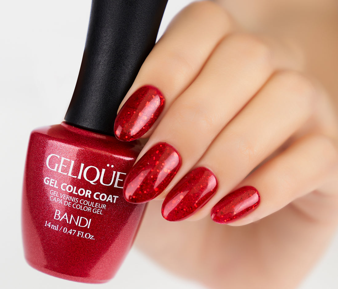 GELIQUE GEL NO. GP 551 SANGRIA RED