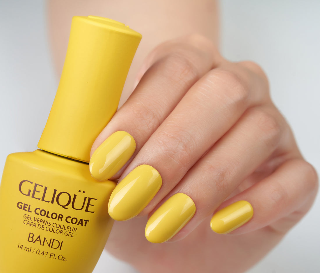 GELIQUE GEL NO. GF 676 CASHMERE WARM YELLOW