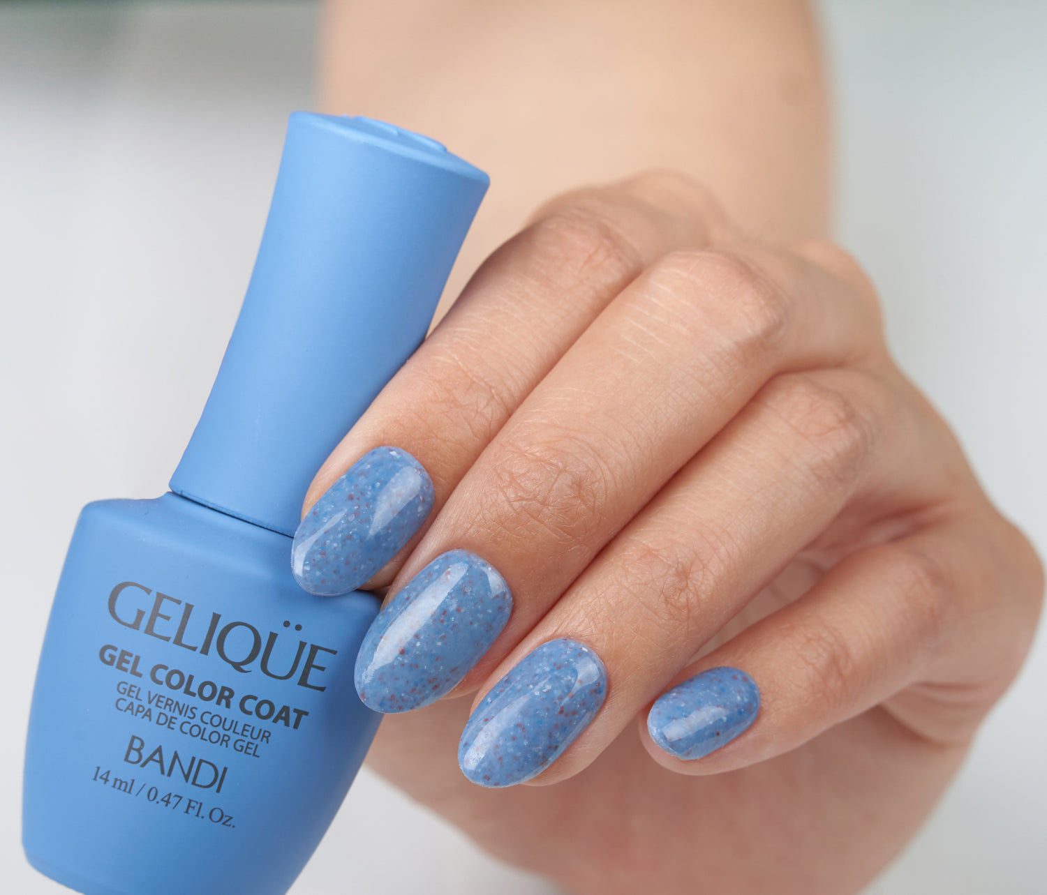 GELIQUE GEL NO. GSH 477 KNIT BLUE